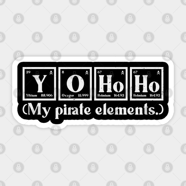 Periodic Yo ho ho Sticker by nickbeta